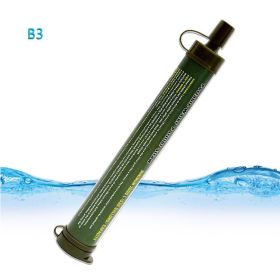 Outdoor portable water purifier (Color: Green)