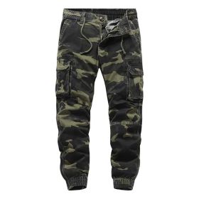 Men's Soft Jogger Pant with Pockets (Color: Green, size: 34)